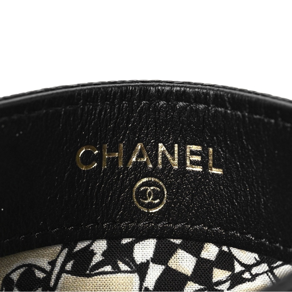 BNIB NWT Rare!! Authentic Chanel CAVIAR Grained Calfskin & Gold-Tone Metal Black - Picture 6 of 11